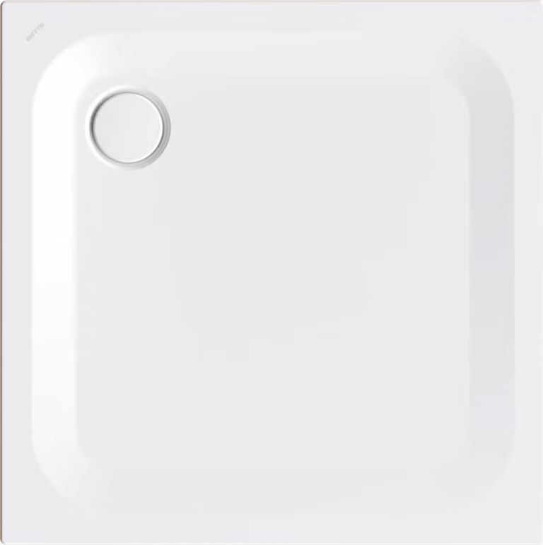 BetteUltra receveur de douche rectangulaire avec antidérapant Sense 900x900x25, blanc, 5930-000AS, 5930-000AS