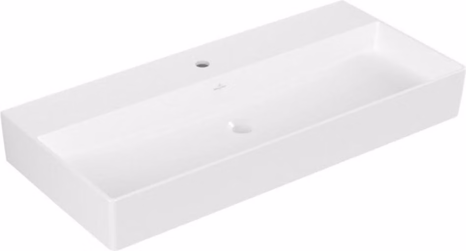 Villeroy & Boch Memento 2.0 lavabo mural, 1 trou pour robinet, sans trop-plein, poli, 1000x470mm, 4A221H01, 4A221H01