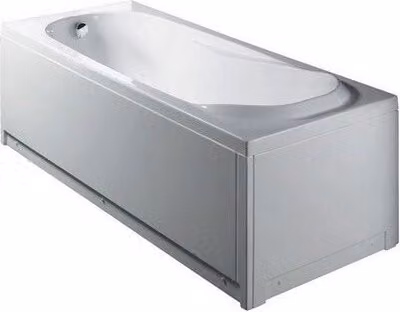 Vasca rettangolare senza idromassaggio con pannello - Glass 1989 - Misura: 70 x 150 x 40 cm