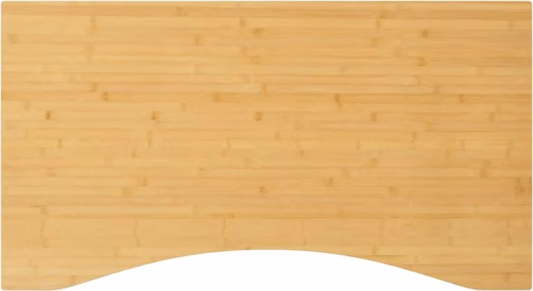 Maison Exclusive - Piano scrivania in bambù, dimensioni 100x60x4 cm