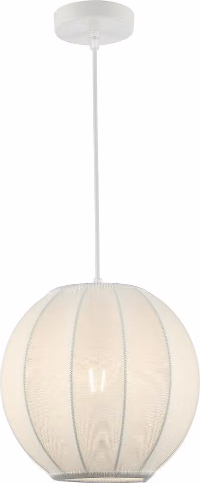 Lampada a sospensione Dana Bianca 1xE27
