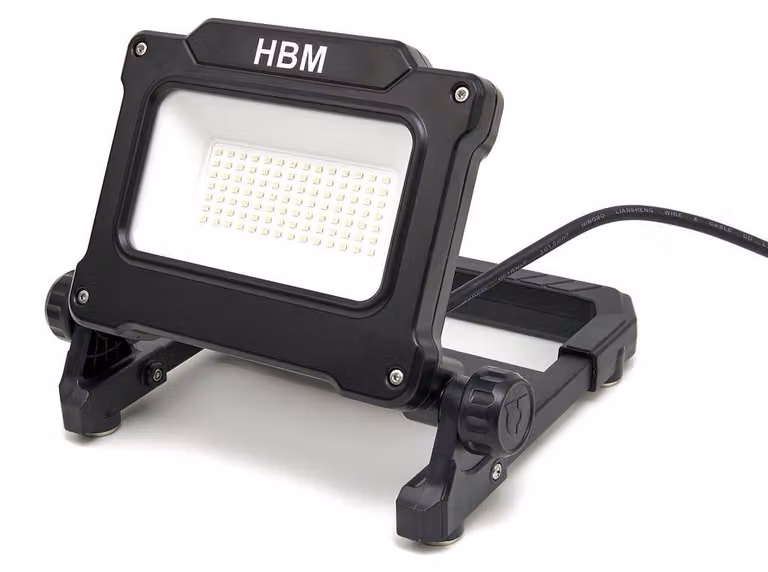 Lampada da cantiere LED HBM dimmerabile da 0 a 7000 lumen, pieghevole