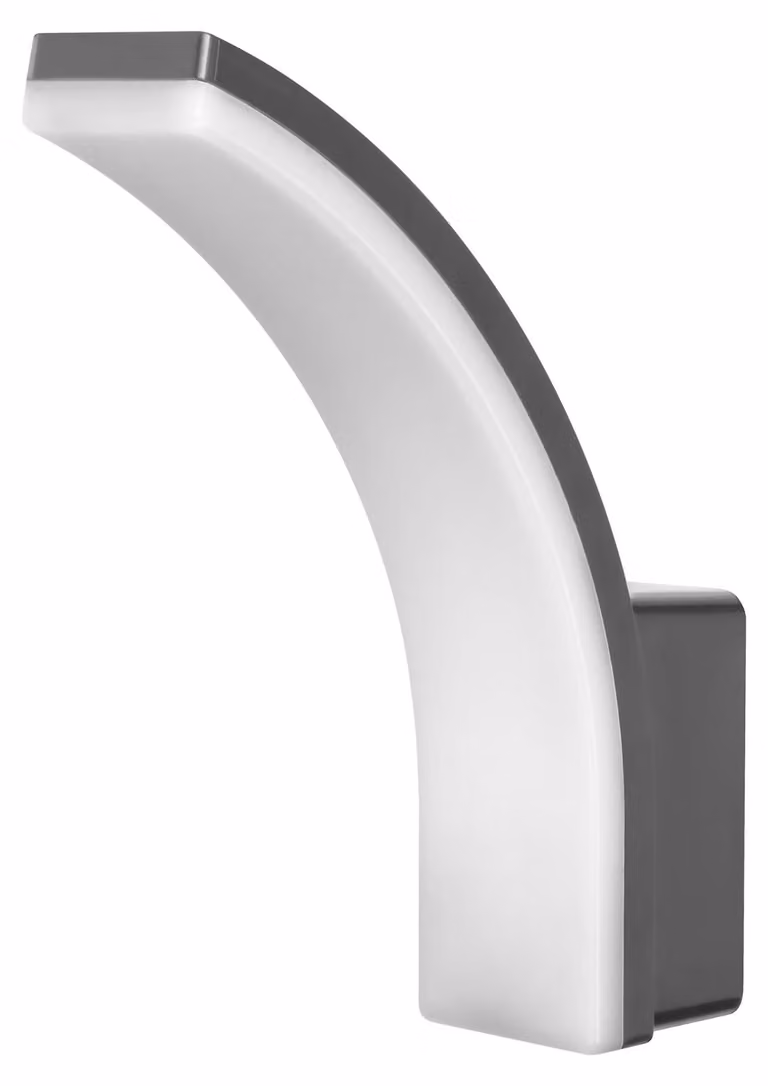 Lampada da parete esterna a LED, 2000 lumen, grado di protezione IP65, temperatura di colore 4000 K (bianco neutro), corpo in plastica bianca