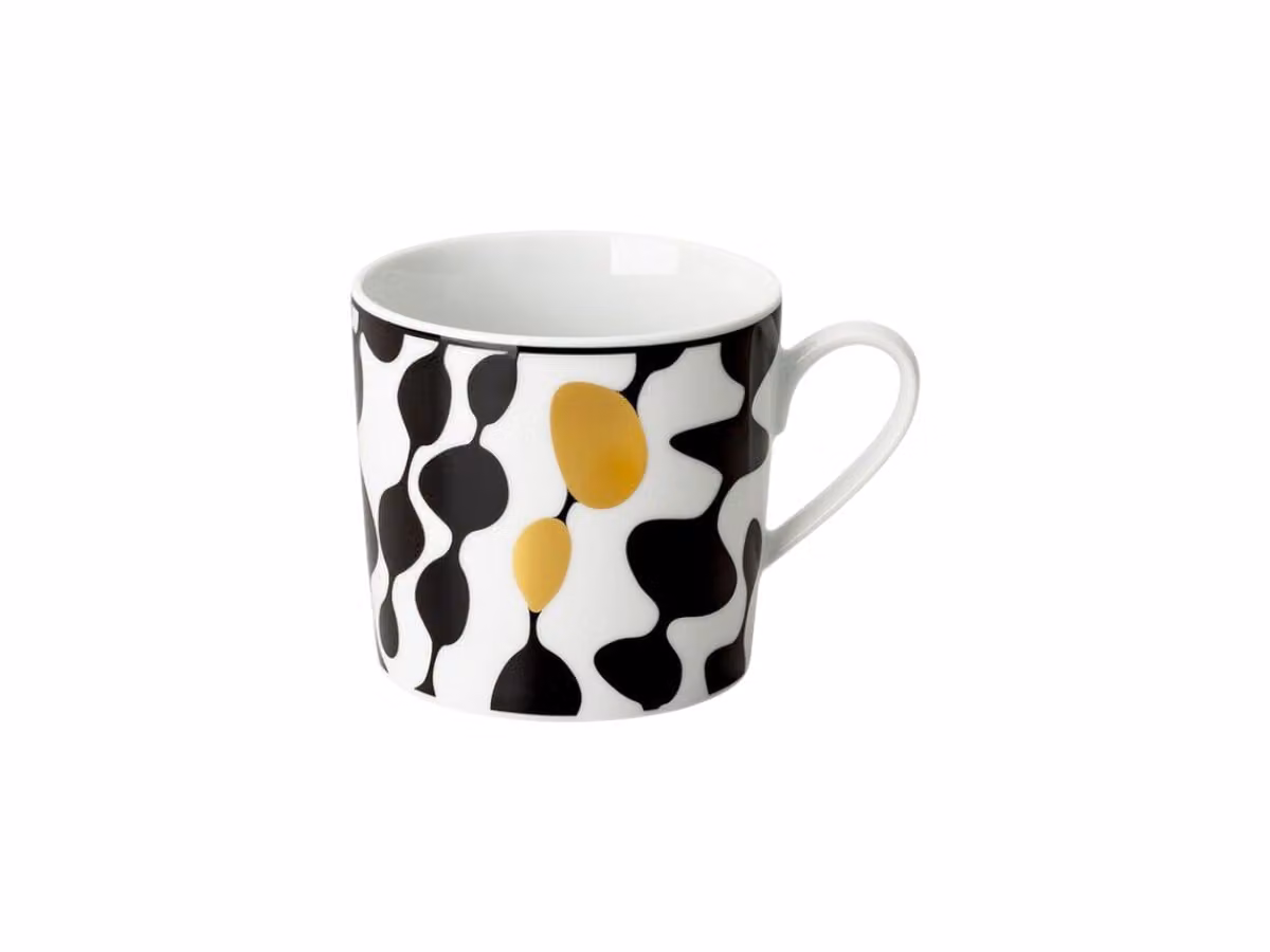 Home Monochrome Bubbles Tazza - con Manico