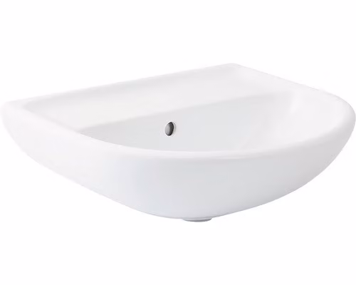 Jika Lyra plus - Lavabo 500x410 mm, con troppopieno, senza foro per miscelatore, bianco H8143810001091