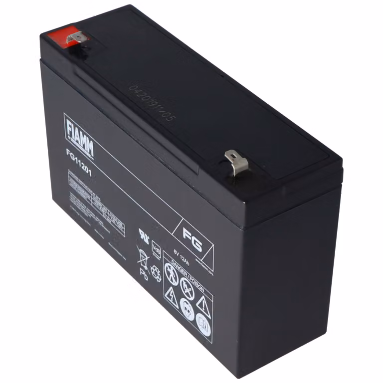 Fiamm FG11201 Batteria al piombo 6 Volt 12Ah
