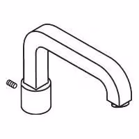 Hansgrohe bocca Axor Citterio 4 fori miscelatore bagno bordo vasca cromo