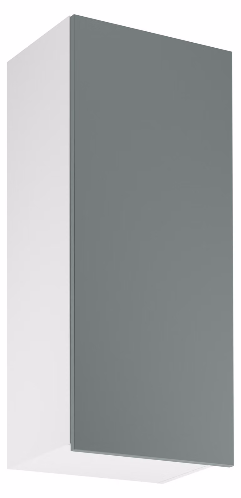 Pensile alto da cucina SALERNO - larghezza 45 cm, bianco/verde