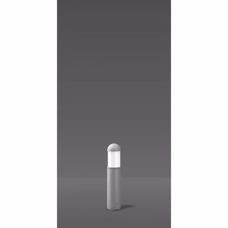RZB Mega Laterne R, Lampada da esterno da terra, Argento, Alluminio, IP65, Strada, I