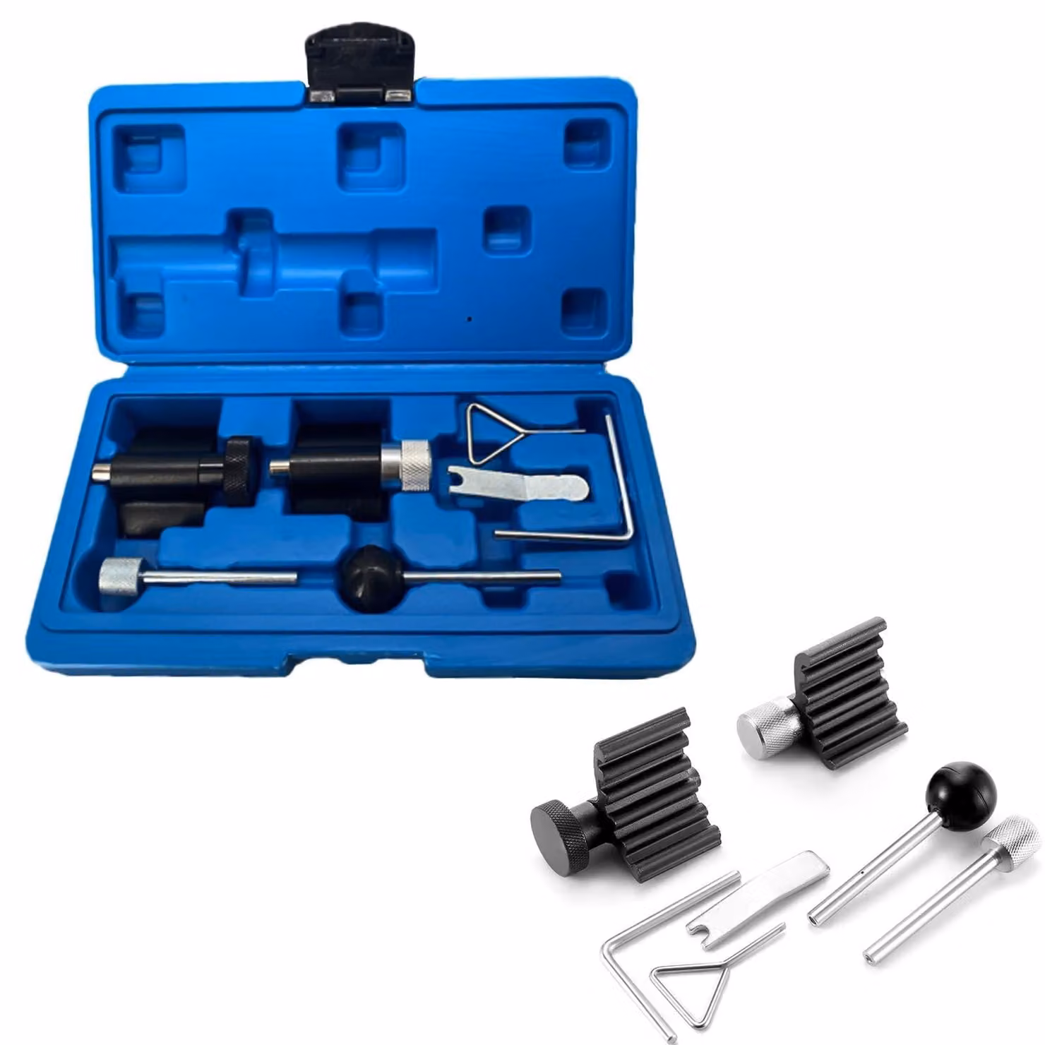 Set di strumenti per la fasatura del motore, compatibile con motori diesel VAG 1.4-2.0 L