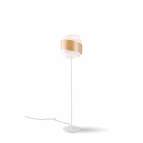 Piantana Moderna Polilux ® New Gold E Metallo 1 Luce E27