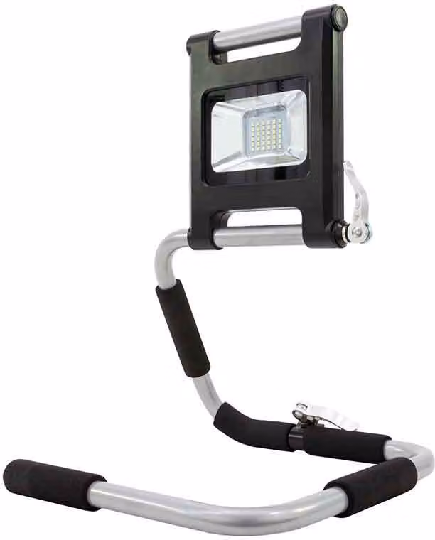 REV LED faro da lavoro ricaricabile nero IP54 18W 1400lm bianco freddo 6500K regolabile