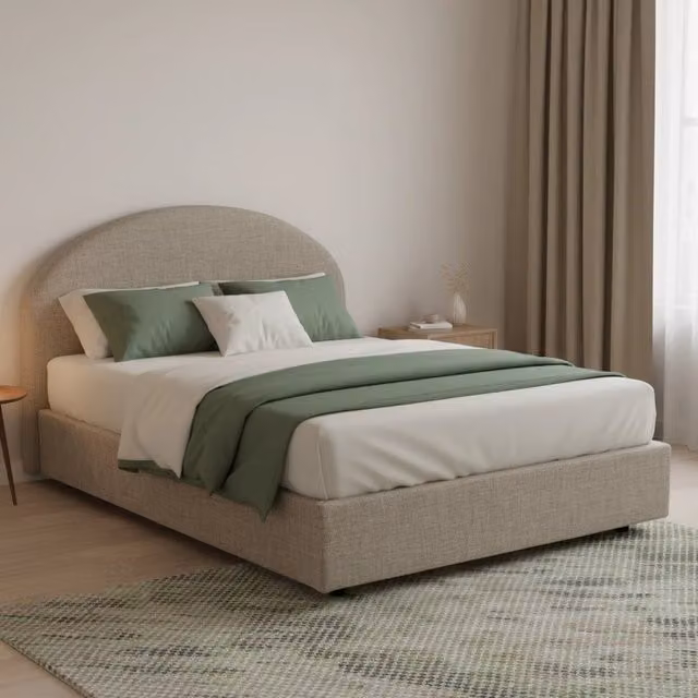Letto Piazza e Mezza Akis Talamo Italia, Grigio, L 120 x P 200 cm, con contenitore a sollevamento