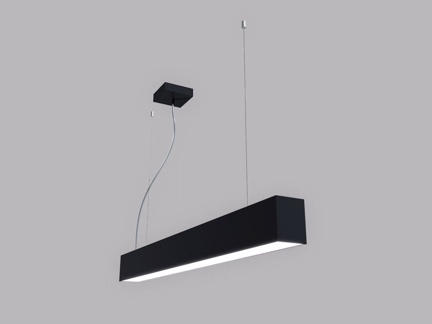 LED2 3313253 Lampada a sospensione LINO 90 P-Z, B PRISMA 18-24W 3CCT 3000K/3500/4000K UGR nero