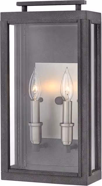 Applique esterna Sutcliffe Quintiesse zinco E14 IP44