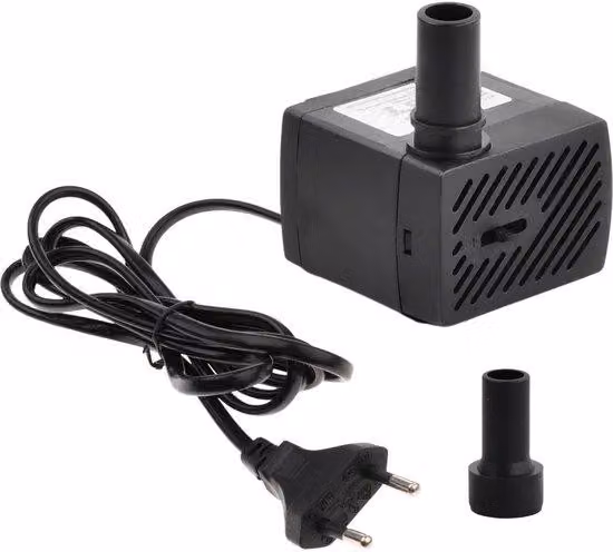 Pompa per acqua potabile per gatti Stiller da 5 W, 350 l/h, regolabile, rimovibile, per acquari