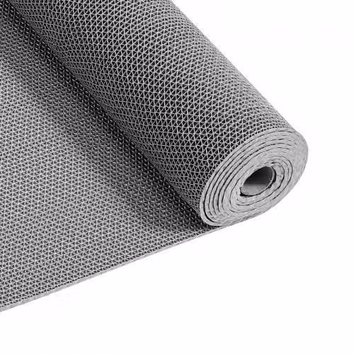 Tappeto antiscivolo drenante a griglia VEVOR grigio per piscine, terrazze e garage, L: 90 cm, P: 500 cm
