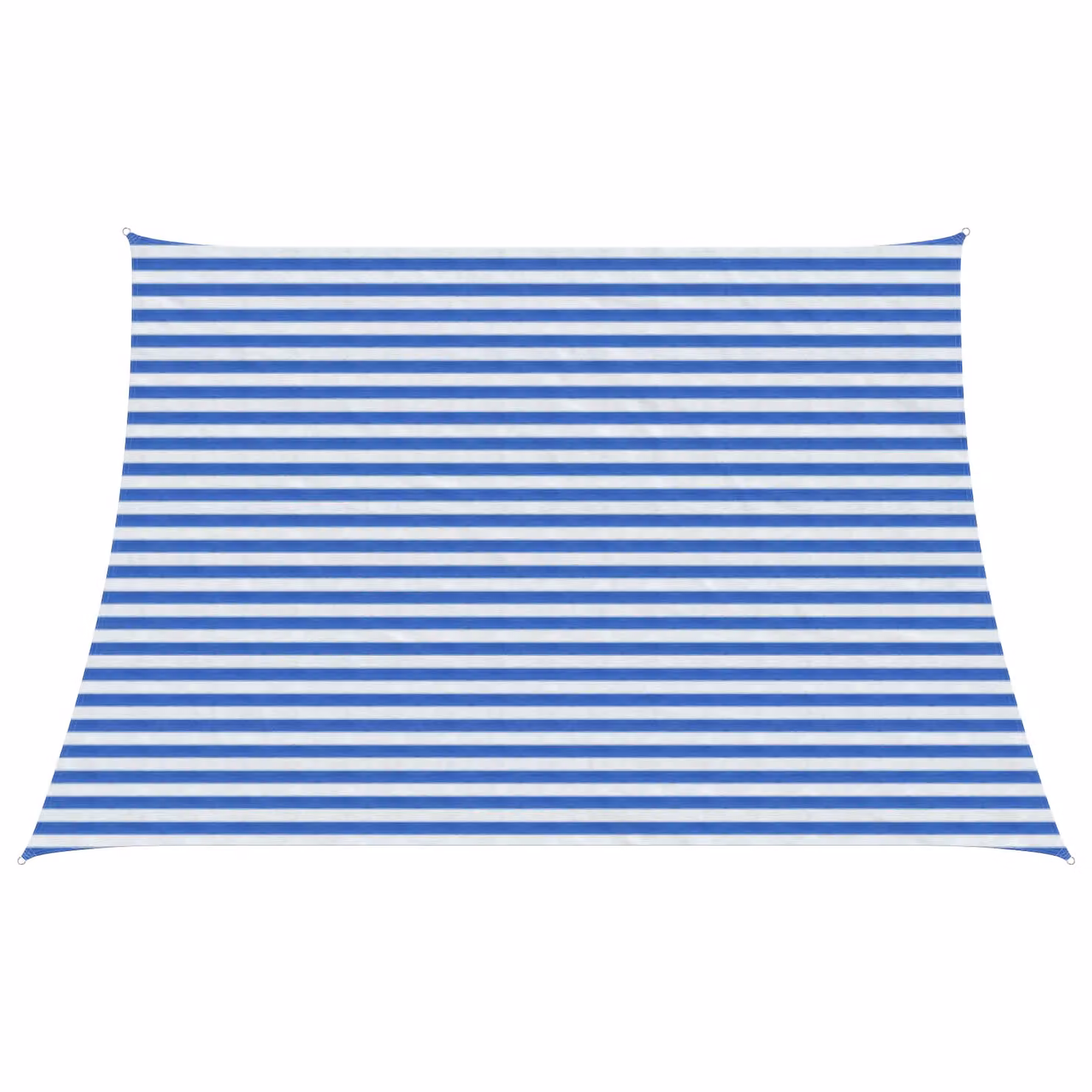 Telo Ombra Rettangolare vidaXL in HDPE Blu e Bianco 4 x 5 m