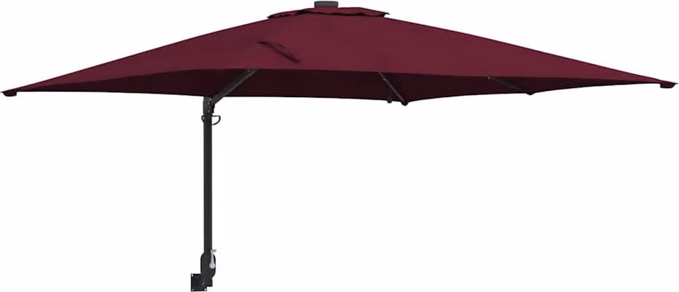 Ombrello da giardino Rosso Bordeaux 248,5 x 247,5 x 160 cm