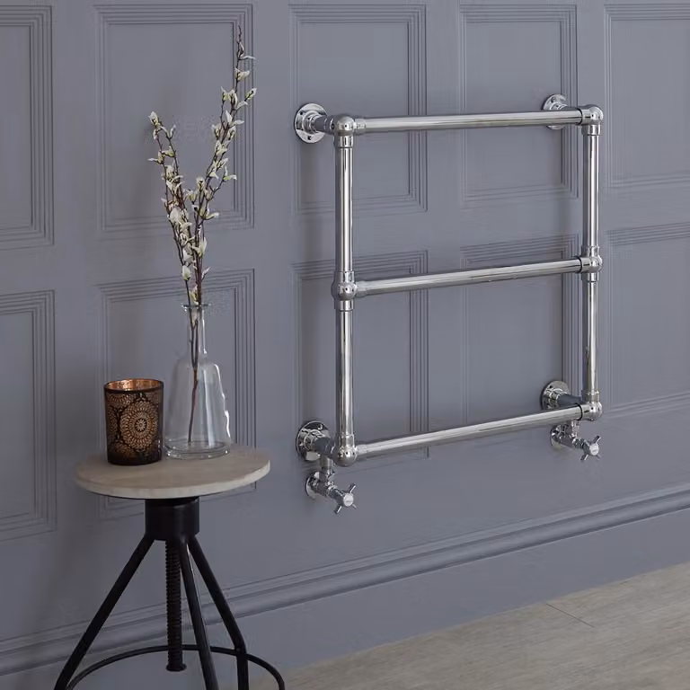 Scaldasalviette Tradizionale Minimalista - Cromato - 680mm x 673mm - Condesa