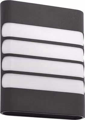 Philips LED Raccoon lampada da parete per esterni, antracite, 172739316 [classe energetica A++]