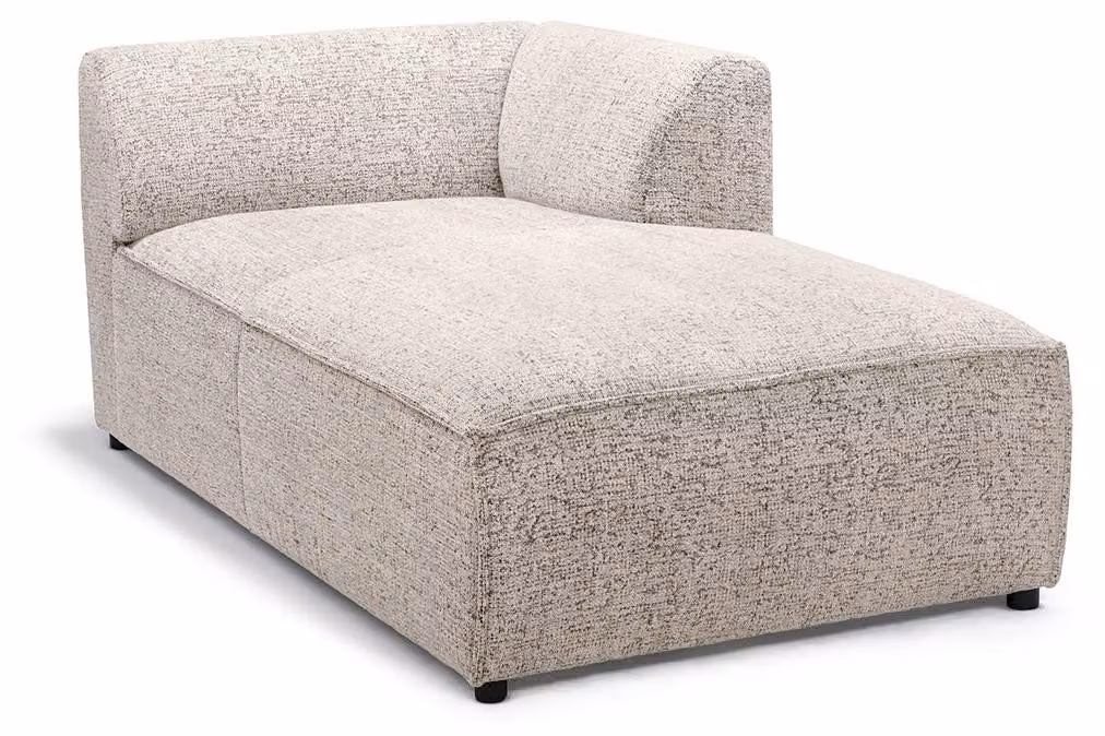 Elemente componibili Brick Modul L, lato destro, colore beige porcellana