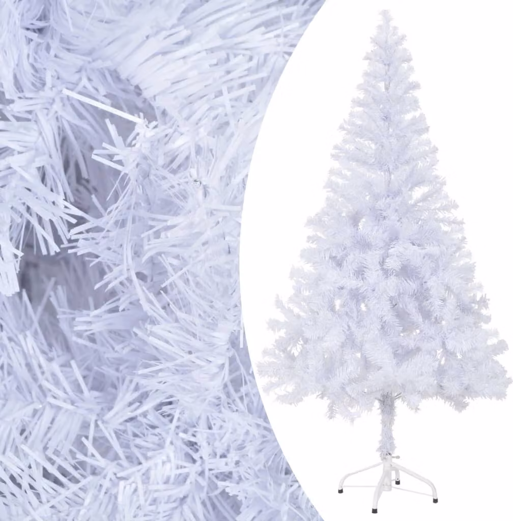 Albero di Natale Preilluminato con Palline 150 cm 380 Rami