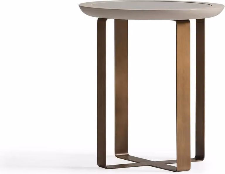 Kaffeetisch Sofatisch Couchtisch Beistelltisch Gold Wohnzimmer Metall
