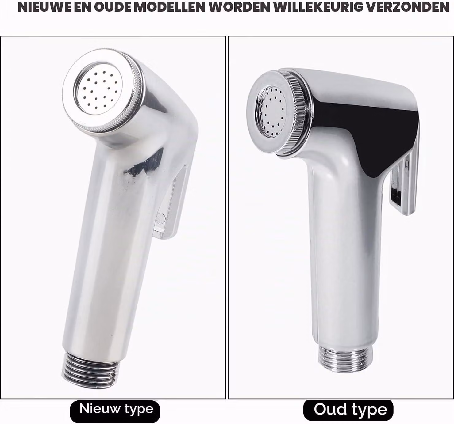 Ugello per bidet integrato nel WC - Acciaio inossidabile - Doccetta - Doccetta per bidet da WC - Getto - Acciaio inossidabile di alta qualità - Getto