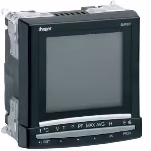 Dispositivo di misura multifunzione Hager comfort SM103E