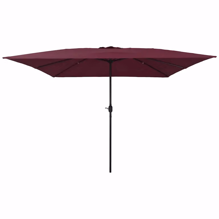 Ombrello da giardino vidaXL Rosso Bordeaux L: 295 cm, P: 295 cm, H: 245 cm