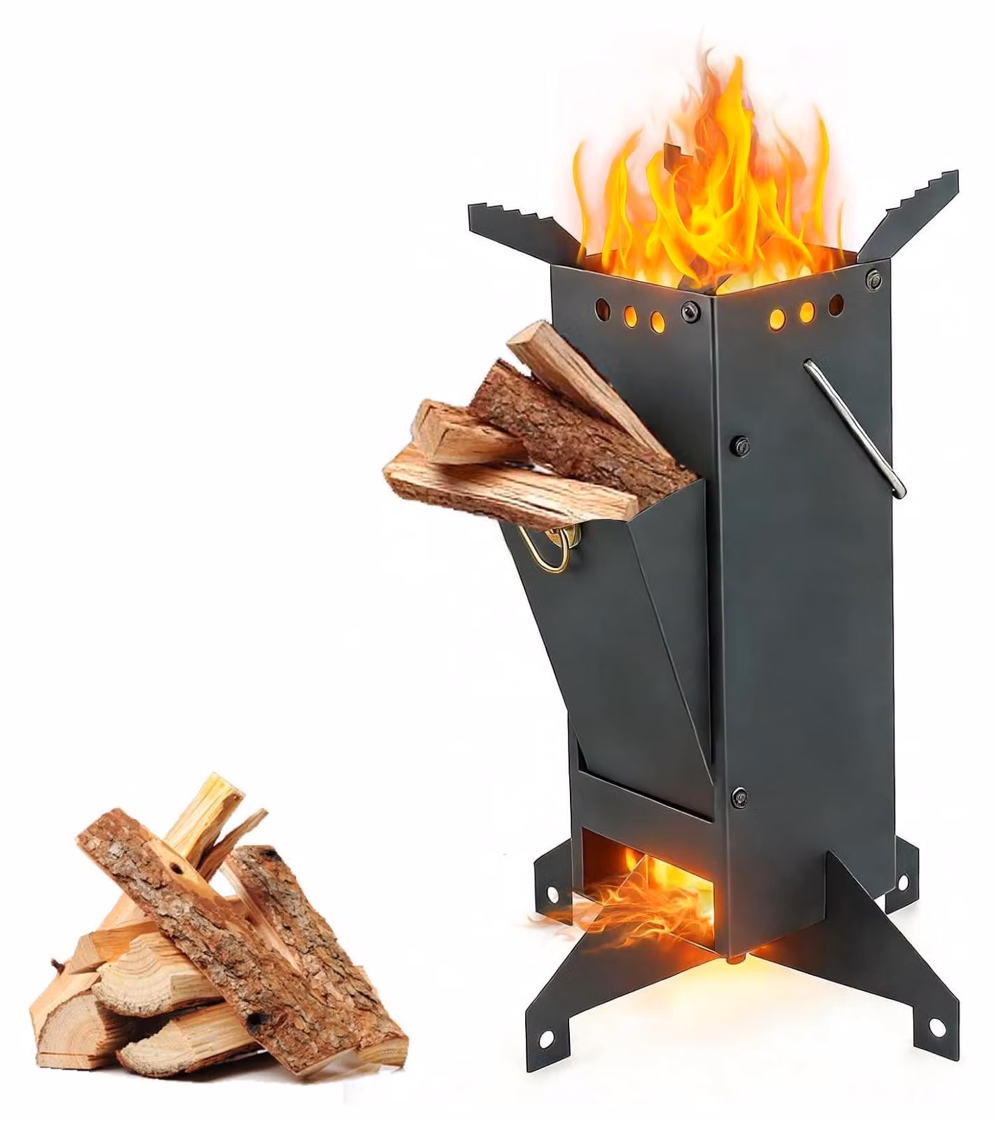 Stufa a legna per barbecue Raketoven