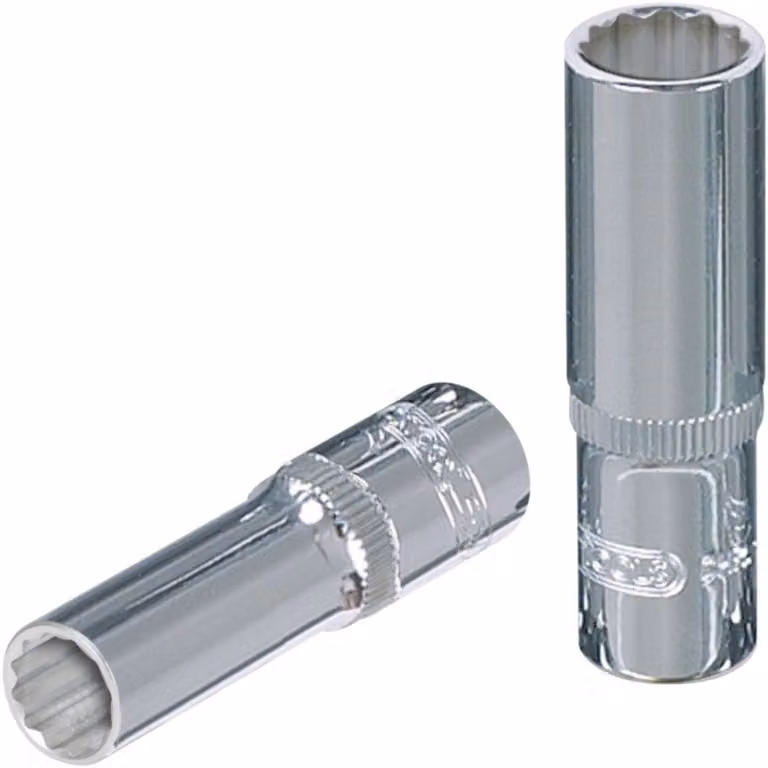 KS TOOLS 1/4" CHROMEplus Presa a 12 facce lunga 1/2" - 918.1618
