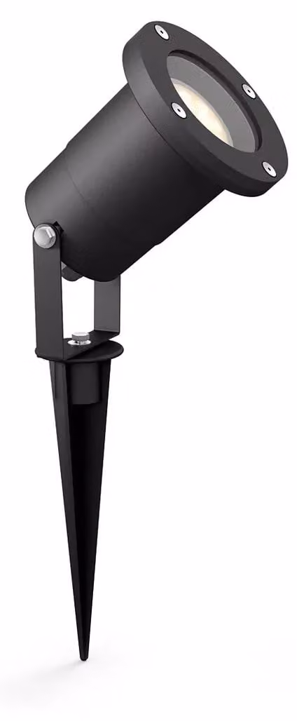 Faretto da giardino alimentato PULED GU10 5W 2700K 395lm IP44 Philips