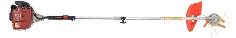 Tagliasiepi a benzina - Trimmer a 4 tempi - 8500 giri/min - Montaggio laterale - 2 tipi di lame - Doppio serbatoio dell'olio - Colore: rosso