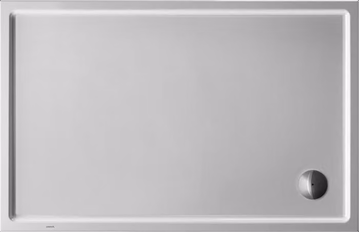 Piatto doccia rettangolare Duravit SLIMLINE STARCK con antiscivolo 1400 x 900 x 55 mm bianco