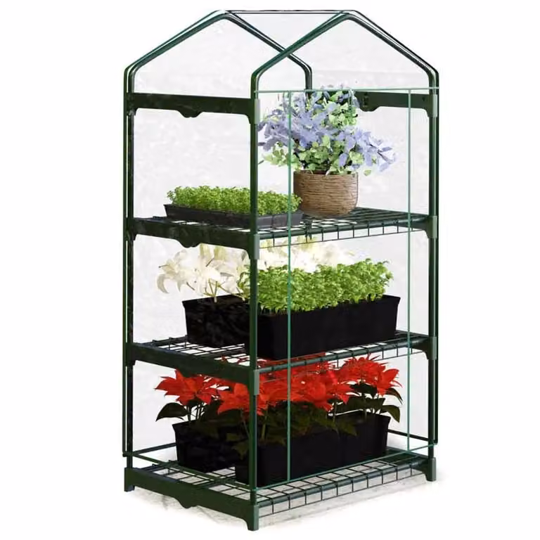 Scaffalatura per serra 69 x 49 x 125 cm Plonos 4921