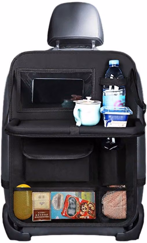 Organizer per sedili auto con tavolino ribaltabile - Universale - Dimensioni: standard