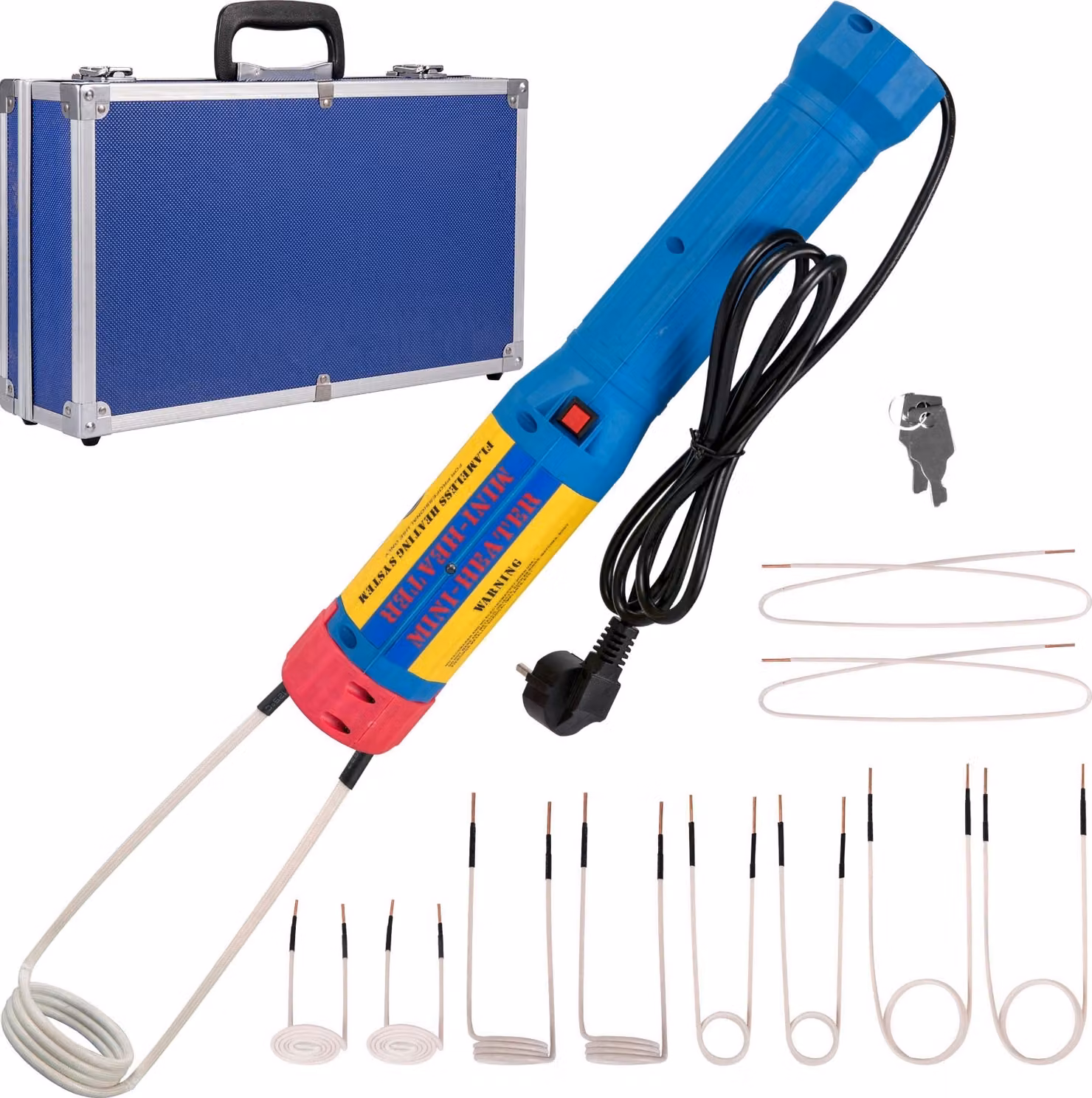 VEVOR 1000W Riscaldatore a induzione magnetico Riscaldatore a induzione 10 bobine