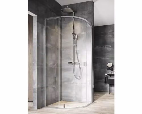 Cabina doccia a quarto di giro RAVAK Nexty NSKK3-90 alu+trasparente 3O677C00Z1