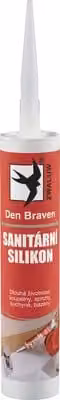 Sigillante siliconico sanitario DEN BRAVEN, 280 ml, colore marrone
