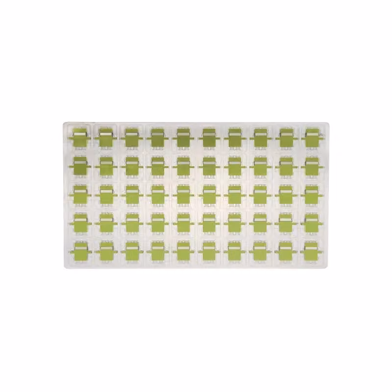 Metz Connect OpDAT LC-D Connettore OM5 (verde lime) - 50 pezzi 1509007M-50