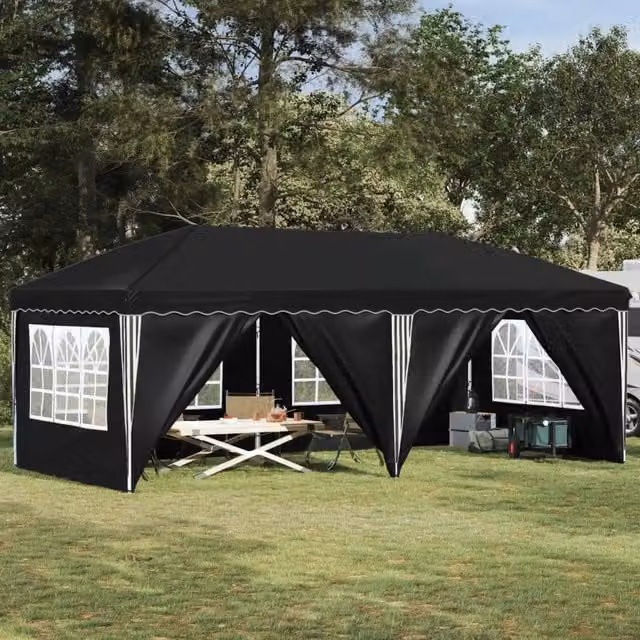 Tenda per feste a pop-up-Gazebo 575 x 288 x 245 cm Antracite