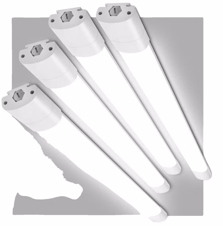 Lampada a LED per ambienti umidi, design impermeabile, collegamento in serie, confezione da 4 pezzi, colore: bianco, modello: "b", senza dimmer, potenza: 30W