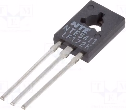 1 x Tiristore 30V, corrente di spunto: 25A, NTE5411, montaggio su telaio (THT), corrente di mantenimento: 0,2mA, tipo THT, involucro TO126, corrente nominale: 2,6A, corrente massima: 4A
