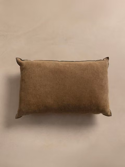Cuscino rettangolare Over mud Kenay Home, marrone e nero, 40 x 40 x 40 cm