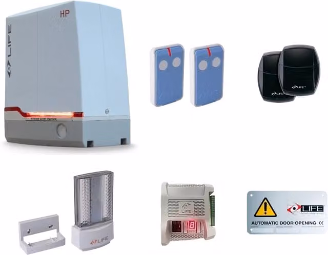 Kit di automazione per cancello scorrevole Life Setup Deus 4HP 042 1KT0560001 colore bianco