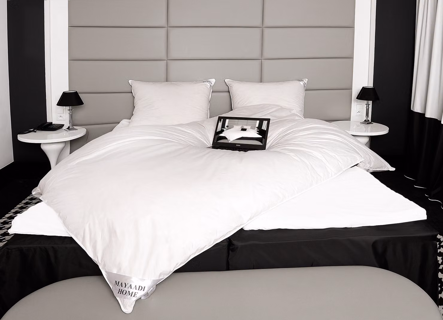 HS61 Letto a palloncino 155x220 cm Piumino da 3000 grammi Piumino in piuma e piumino Piumino da letto Coperta 30% piuma 70% piumino Mayaadi Home