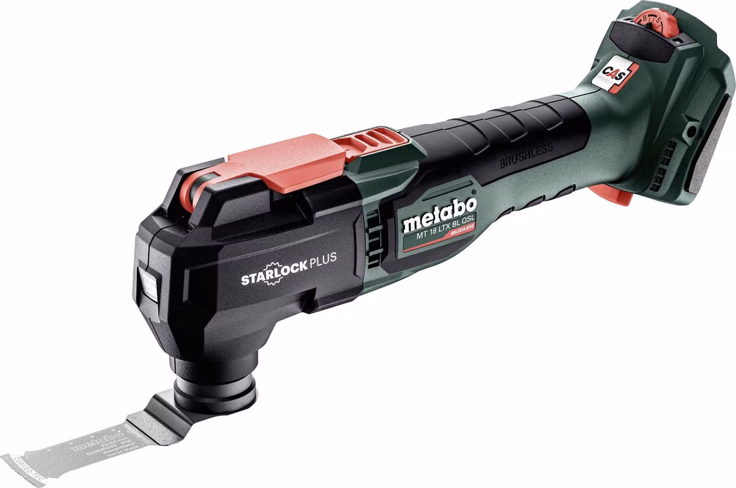 Metabo MT 18 LTX BL QSL Multitool a batteria 18 V Brushless Starlock Plus Solo ( 613088850 ) - senza batteria, senza caricabatteria