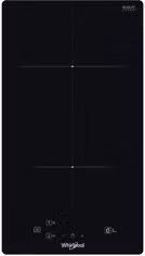 Piano cottura a induzione Whirlpool 6 SENSO WS Q0530 NE Black a 2 zone da 30 cm